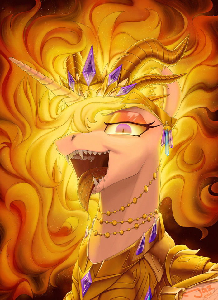 Spicy Nightmares My Little Pony, Princess Celestia, Solar Flare, , 1jaz