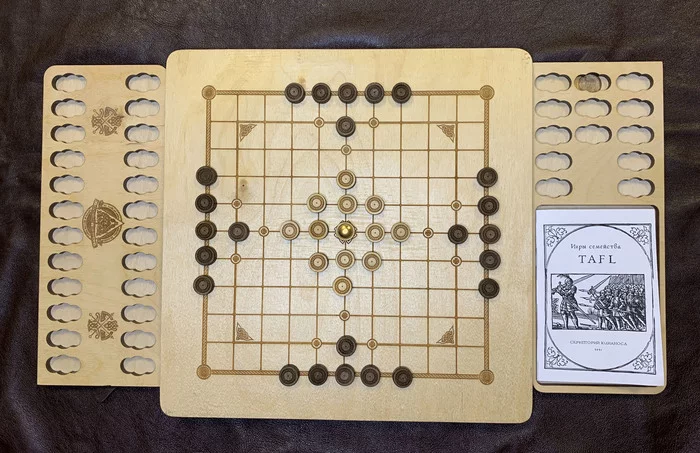 HNEFATAFL (Rules for playing the Fetlar or 11x11 variant) - My, Hnefatafl, Board games, Викинги, Video, Longpost, Scandinavia