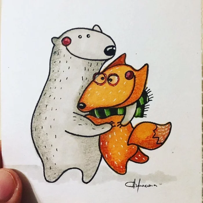 Hello my first and only subscriber. I don’t know who you are or where you’re from, but I’m sincerely pleased that I have - Art, Fox, Polar bear, Hugs