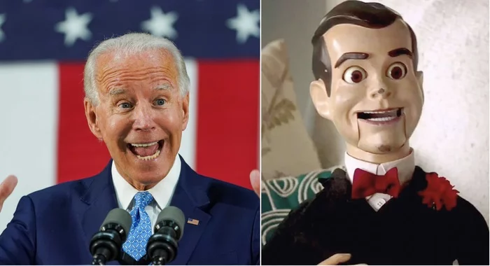 Biden - Slappies - My, Joe Biden, USA, Politics, Doll, Horror 2, Longpost