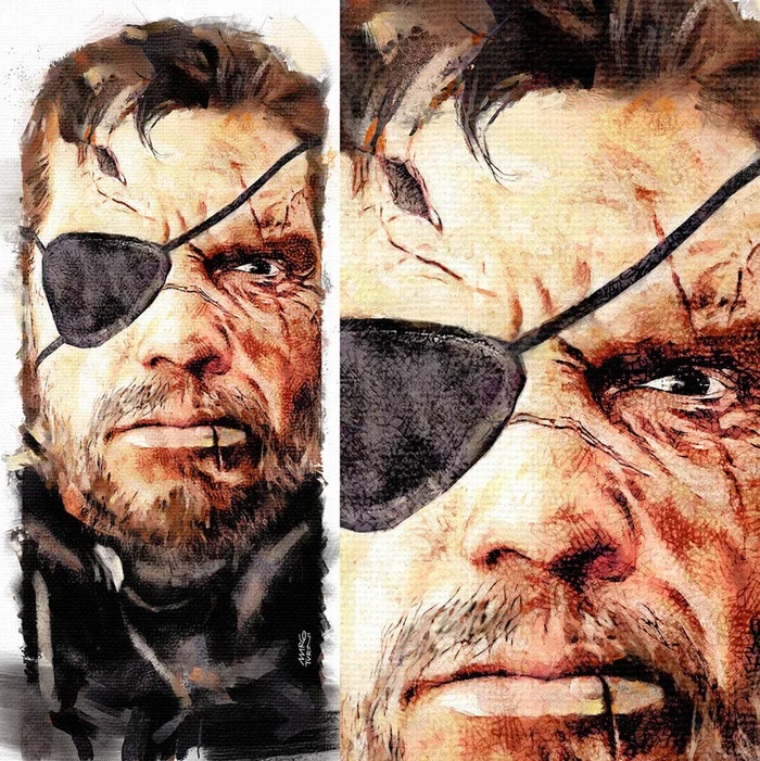 Venom Snake - Metal gear solid, Venom Snake, Art, Games, Longpost