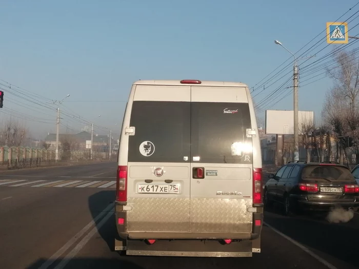 Davidovich / Povidlovich / Podlivovich or just a dog sticker? - My, Auto, Road, Lawlessness, Traffic police, Power, Shipping, The photo