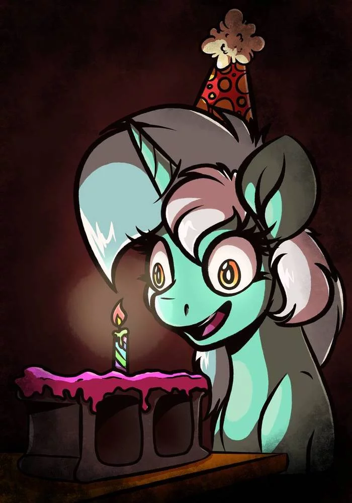 O,o - Bricks, Cake, My little pony, Lyra heartstrings, Witchtaunter