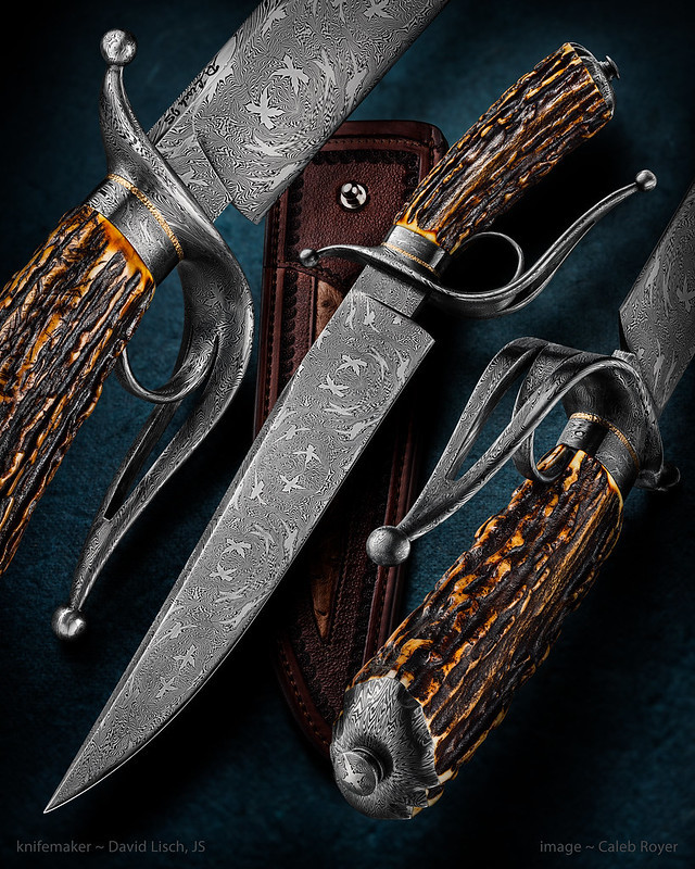 Knives from... : Huge and Brutal knives from master David Lish - Knife, Cleaver, Master, Damascus, Longpost, Knife-hatchet
