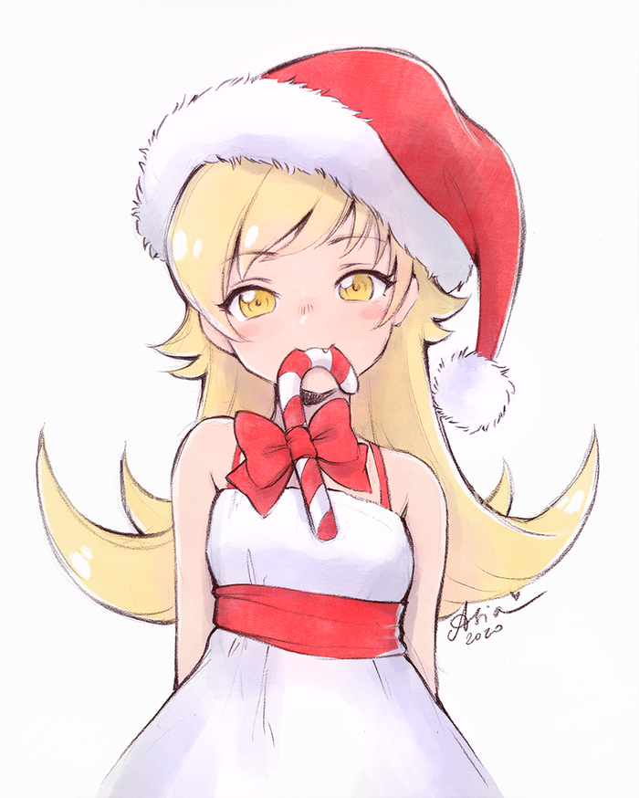 Lollipop lollipop Anime Art, , Monogatari series, Shinobu Oshino