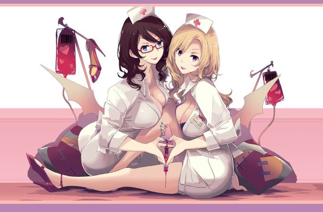 Girlfriends - NSFW, Art, Anime, Hand-drawn erotica, Mikoto Akemi, Longpost