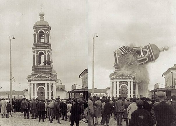 Militant atheism - the USSR, Atheism, Destruction, 20th century, Story, The photo, Longpost