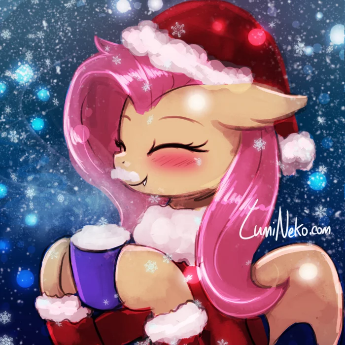 A photo of the real Santa Claus has leaked online! - My little pony, Fluttershy, Batpony, Lumineko