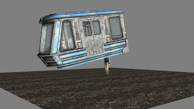 Train in Fallout 3 - Crutches, Fallout 3, A train, Images, RPG