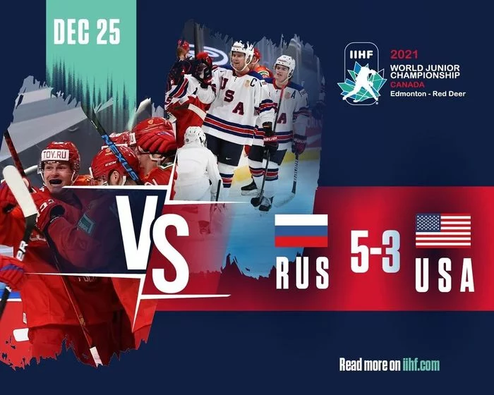 Great start! - Sport, Hockey, Russian national ice hockey team, Youth World Cup, 2021, GIF, Video