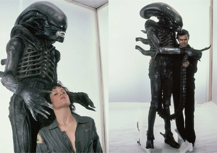 Weaver, Giger, Xenomorph 1979 - Sigourney Weaver, Hans Giger, Xenomorph, Actors and actresses, Celebrities