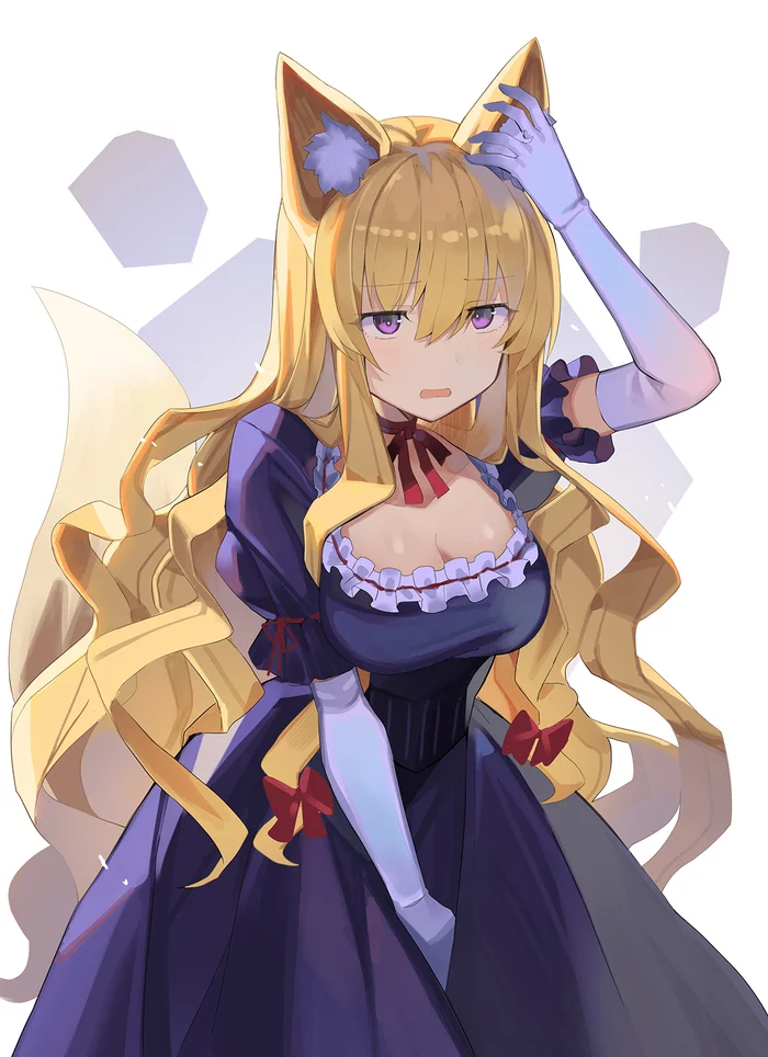 Yakumo Yukari - Touhou, Yakumo yukari, Anime art, Anime, Rin falcon