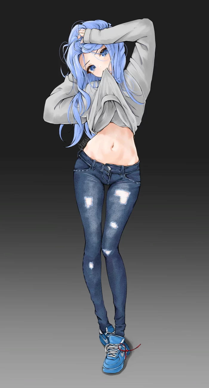 Casual - Anime Art, Original Character, Аниме, Chaesu