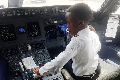 The child became a pilot at the age of seven, being at the controls of a Cessna 172 three times. - news, Aviation, Children, Flight, Pilot, Uganda, Cessna, Elon Musk