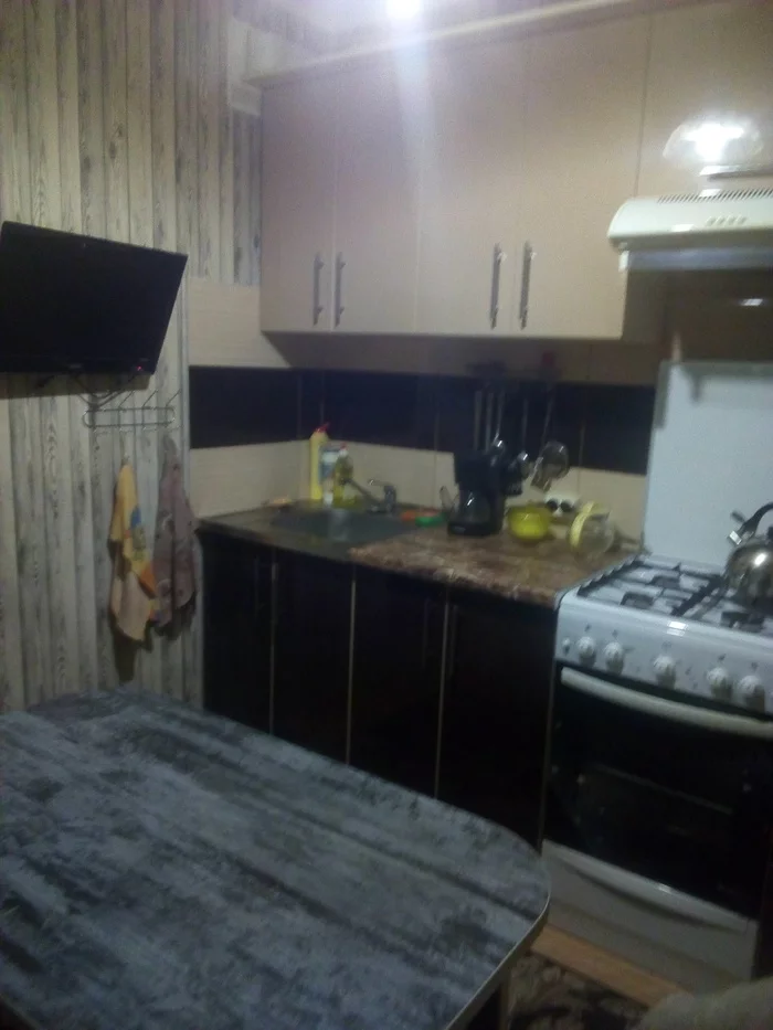 Kitchen renovation, Khrushchev, with redevelopment - My, Repair of apartments, Layout, Repair, Longpost