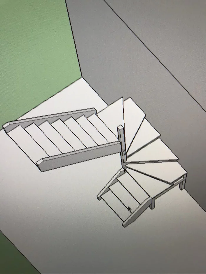 DIY staircase (part one) - My, Stairs, With your own hands, Longpost