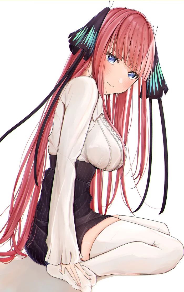 Nino - Anime art, Girls, Gotoubun no hanayome, Nino nakano, Anime