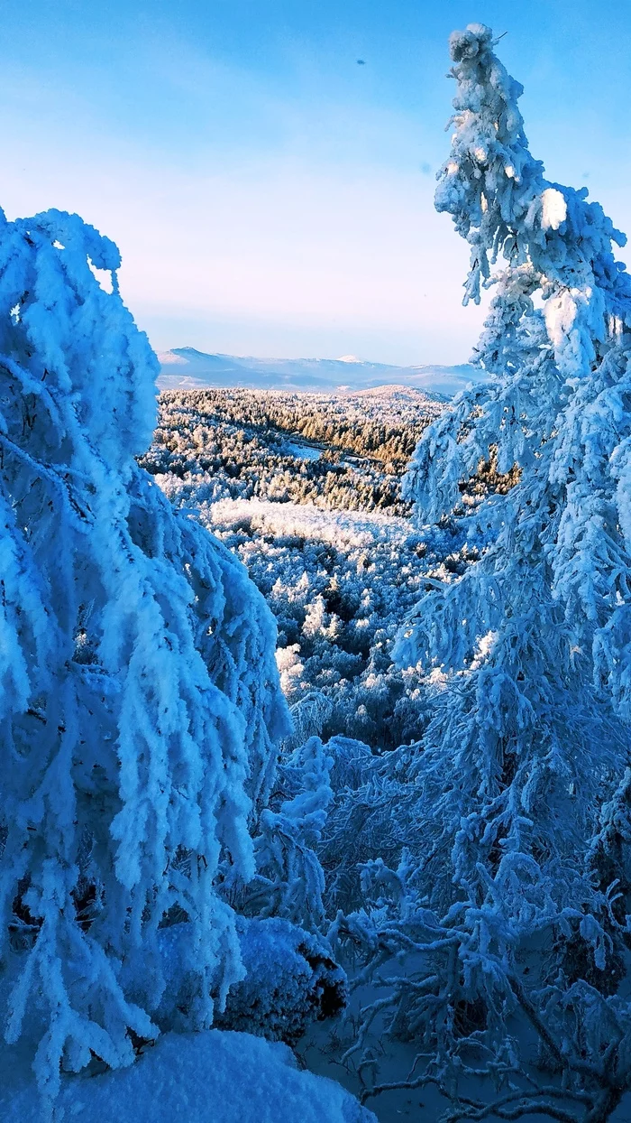 Winter's Tale - Ural, The mountains, Tourism, Yalangas, Yamantau, Crimson Mountain, Bashkortostan, The photo, Nature, Landscape, Winter