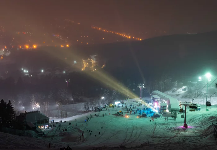 Anniversary ski season brightly opened on Sakhalin - Sakhalin, Travels, Skiing, Snowboard, Yuzhno-Sakhalinsk, Mountain air, Video, Longpost