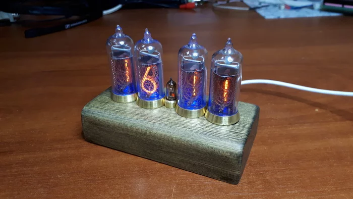 Ламповые часы на ГРИ ИН-14 Nixie Clock - Моё, Ламповые часы, Ин-14, Рукоделие с процессом, Часы, Nixie clock, Длиннопост, Arduino