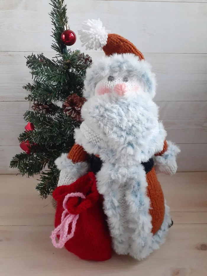 Warm Santa Claus - Knitting, Handmade, New Year, Presents, Longpost