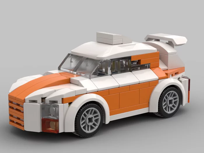 From Lego cop to Lego street racers - My, Lego, Lego city, Tuning, Render, Constructor, Toys, GIF, Longpost