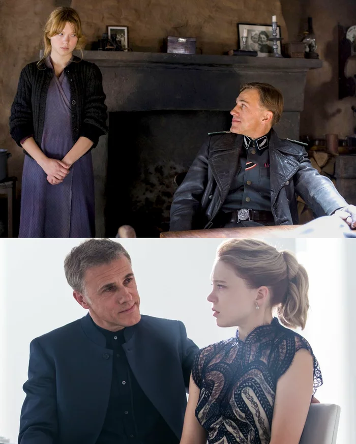 O'revoir, Shoshanna! - Christoph Waltz, Lea Seydoux, Film Inglourious Basterds, 007: Spectrum, Movies, Actors and actresses, Movie heroes, Interesting facts about cinema, Inglourious Basterds (film)