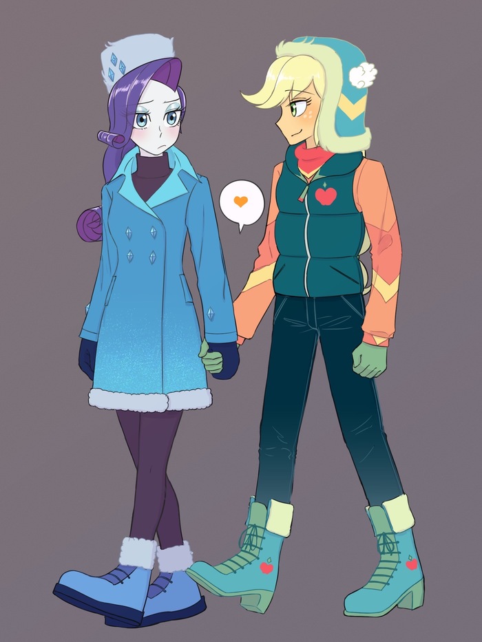   My Little Pony, Equestria Girls, Rarity, Applejack, MLP Lesbian, , Haibaratomoe, 