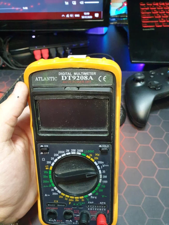 When the next crown in the multimeter sat down. Crazy - My, Multimeter, Rework, Battery, Battery, Longpost