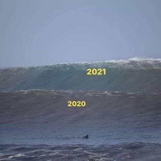 Deep breath - 2021, Picture with text, 2020