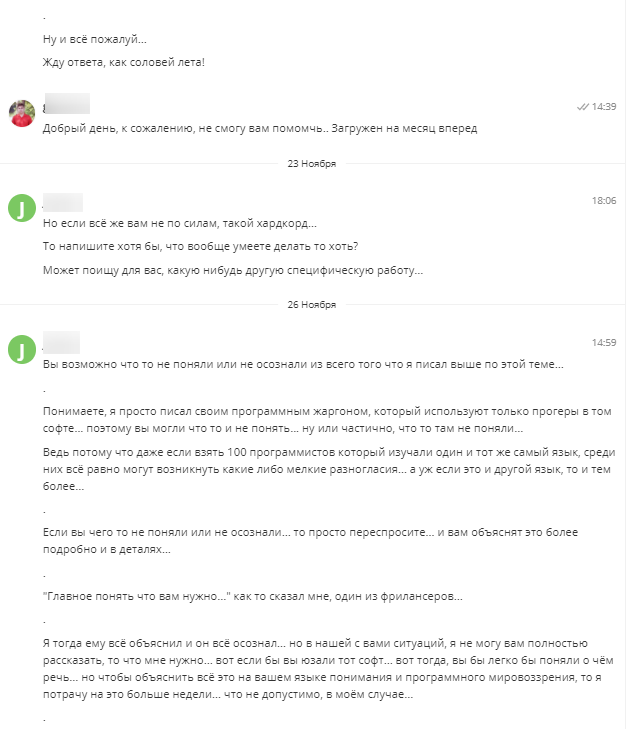 There is no time to write technical specifications or interview for freelancers - My, Freelance, Freelancer, Customers, Technical task, Longpost