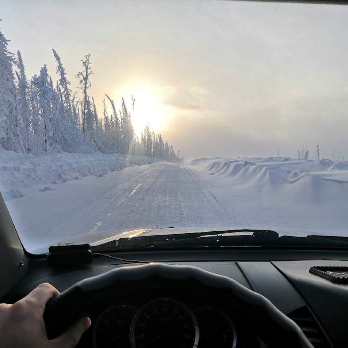 Winter taiga - My, Taiga, Winter, beauty, Winter road, Ust-Ilimsk