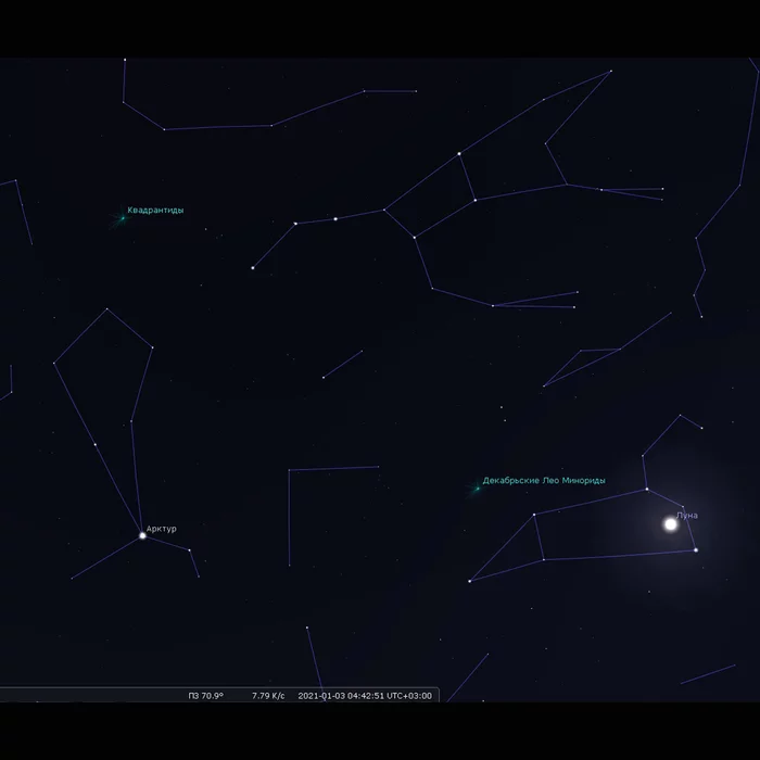 Quadrantids Meteor Shower - 2020 - My, Astronomy, Space, Quadrantids