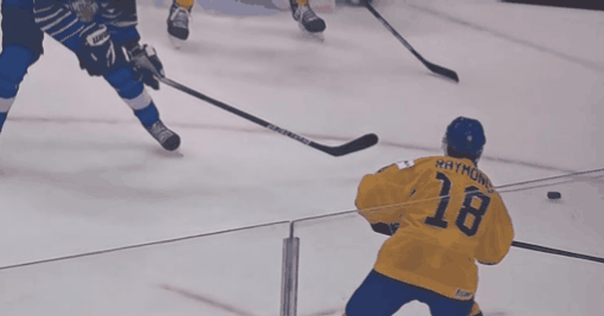 Beauty from the Swedes at MFM-21 - Sport, Hockey, Youth World Cup, Goal, GIF