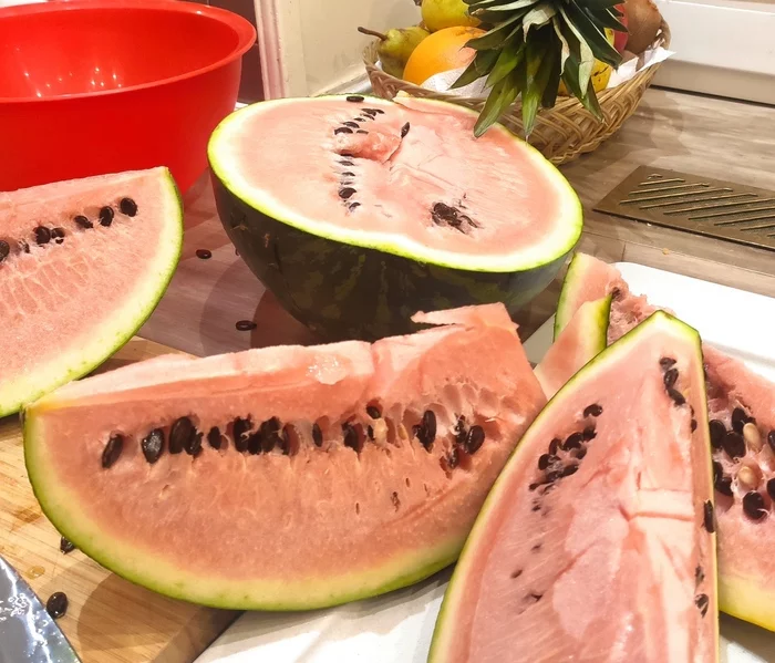 New Year's watermelon, proven recipe - My, Watermelon, New Year, Yummy