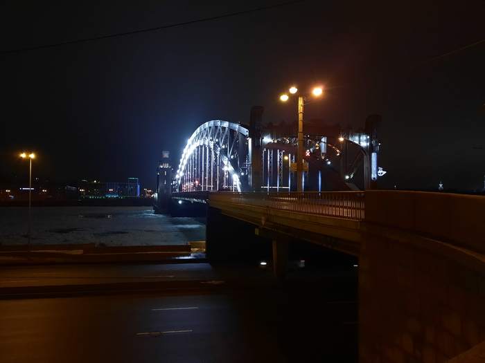 Bolsheokhtinsky Bridge - My, Bolsheokhtinsky bridge, Saint Petersburg, The photo, Longpost