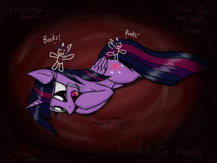 Когда не читала пол дня - Twilight sparkle, My Little Pony