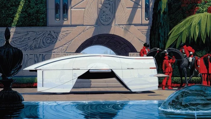 A concept design legend shares his skills - Painting, Concept Art, Syd MEAD, Artist, Art, Retrofuturism, Fantasy, Longpost