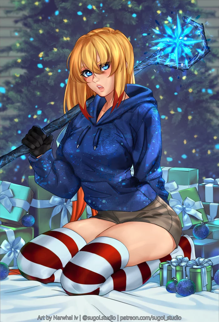 New Year's Tsu-chan - Your personal Tsundere, Anime, Games, Cosplay, Rule 63, Jack Frost, Stockings, Narwhal IV, Gaiters, Anime art