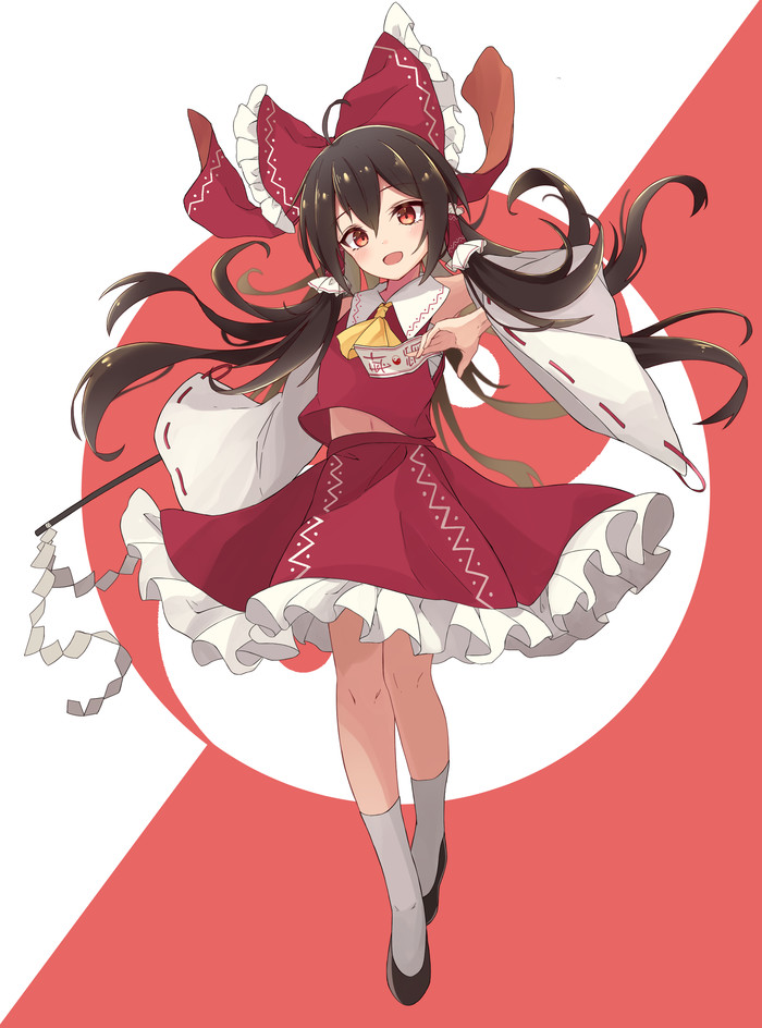 Hakurei Reimu Touhou, Anime Art, , Hakurei Reimu