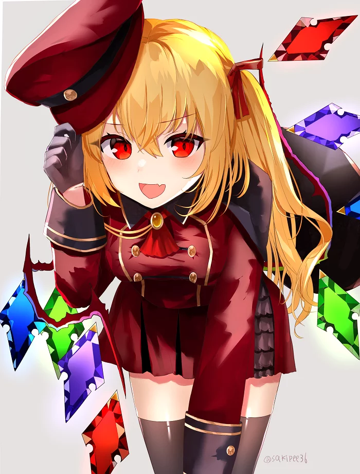 Flandre Scarlet - Sakizaki saki-p, Flandre Scarlet, Touhou, Аниме, Anime Art