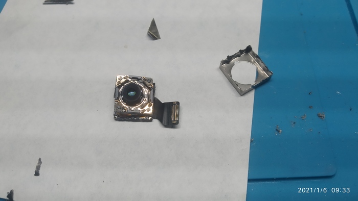 Продолжение поста «Iphone X с побитой камерой» вскрытие камеры Ремонт телефона, Фото на тапок, iPhone X, Ремонт техники, Ремонт, Камера, Батарея, Аккумулятор, Микроскоп, Интересное, Длиннопост