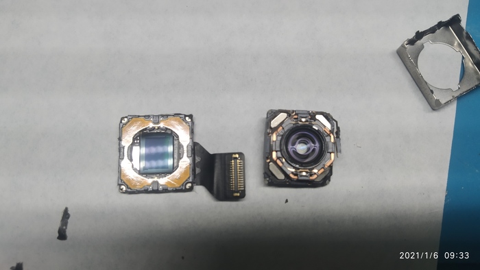 Продолжение поста «Iphone X с побитой камерой» вскрытие камеры Ремонт телефона, Фото на тапок, iPhone X, Ремонт техники, Ремонт, Камера, Батарея, Аккумулятор, Микроскоп, Интересное, Длиннопост