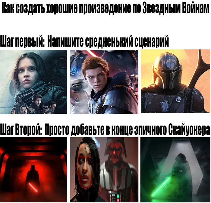 Все очень просто - Star Wars, Star Wars Jedi: Fallen Order, Звездные войны: Изгой один, Мандалорец