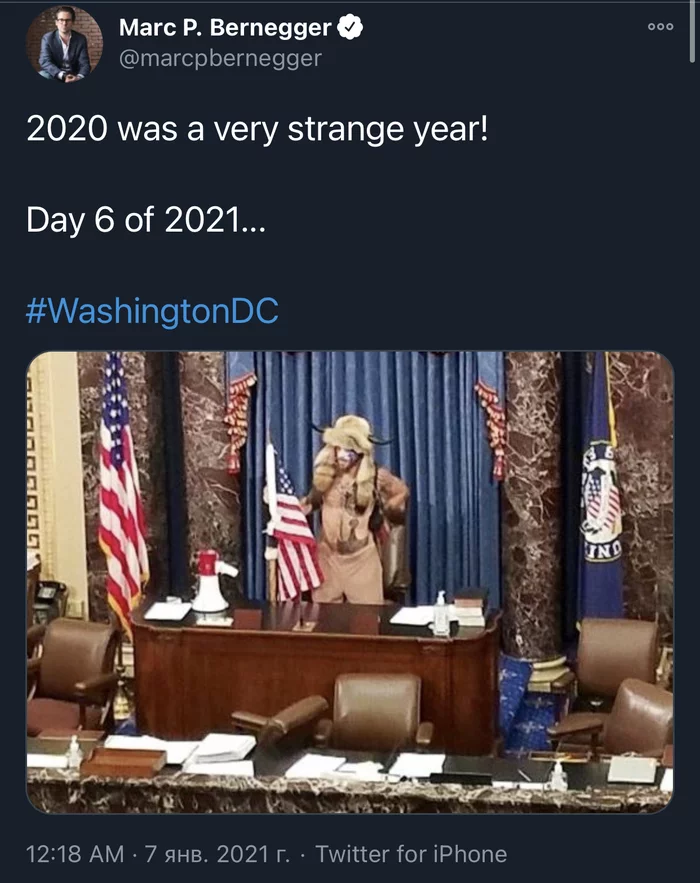 Looks like 2020 continues - 2020, USA, US elections, Protest, Washington, Capitol, Викинги, Horns, , Costume, Storming of the US Capitol - 2021, Storming of the US Capitol (2021)