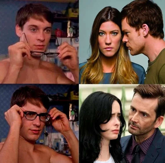 Unique original/pathetic parody - My, Dexter, Kilgrave, Jessica Jones, Debra Morgan, Personal space, Memes