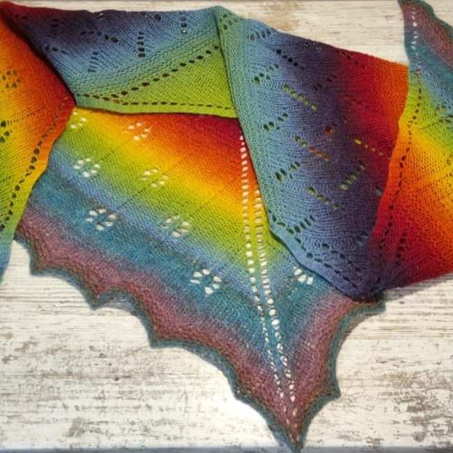 Shawl or bactus - My, Needlework with process, Needlework, Knitting, Shawl, Hobby, Knitting, Longpost