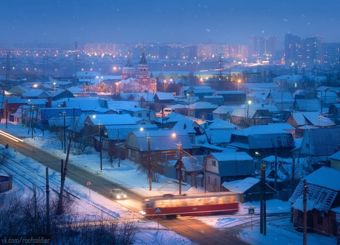 Winter Omsk - My, Omsk, Siberia, The photo, Photographer, Alexey Golubev, Tram, Architecture, Church, Fuck aesthetics, Landscape, Street photography, freezing, Outskirts, Provinces, Winter, Town, Village