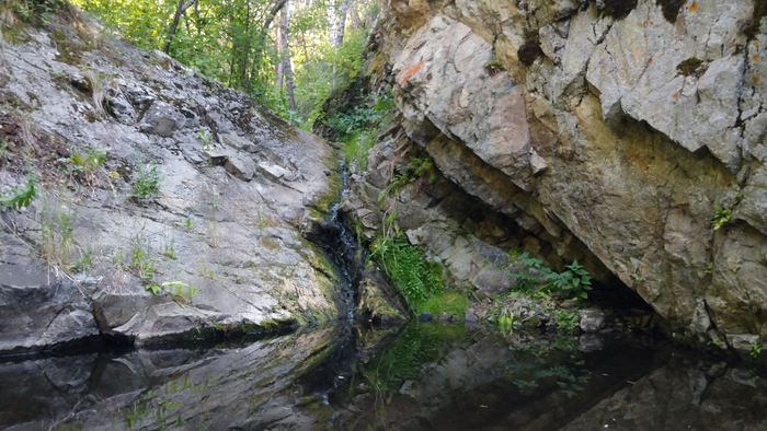 Piece of summer - My, Mobile photography, Chelyabinsk region, Summer, Waterfall, beauty