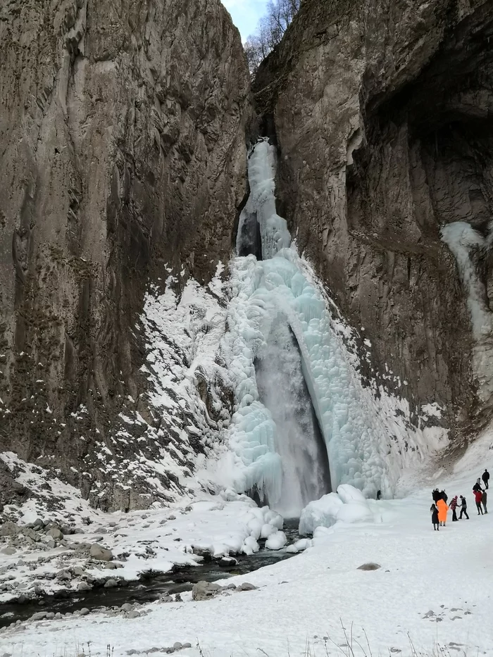 Caucasian Iceland - a winter fairy tale in Jily-Su - My, Elbrus, Jily-Su, Caucasus mountains, Road, Winter, Waterfall, Travel across Russia, Place of power, , Caucasus, Video, Longpost, Soul
